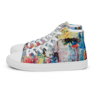 Women’s high top canvas shoes