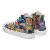 Home Men’s high top canvas shoes - Image 3
