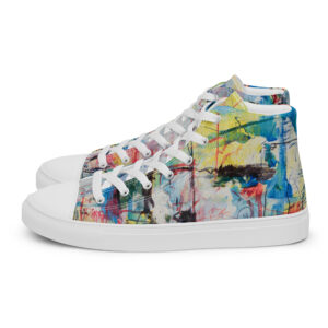 Women’s high top canvas shoes