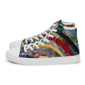 Men’s high top canvas shoes