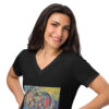 Rebirth Women’s relaxed v-neck t-shirt - Image 2