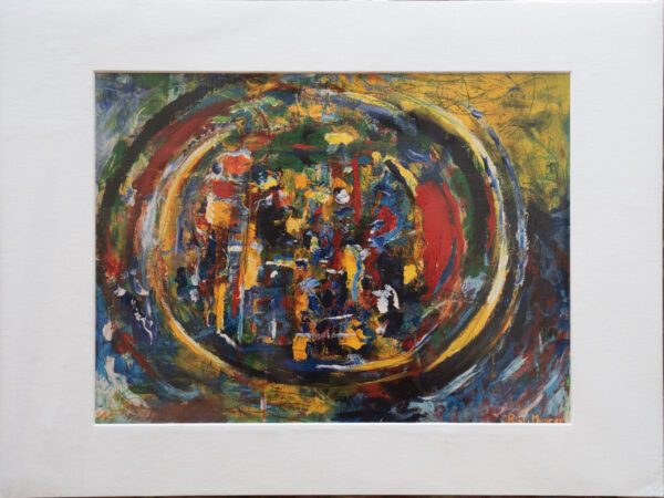 Rebirth Matted Art Print