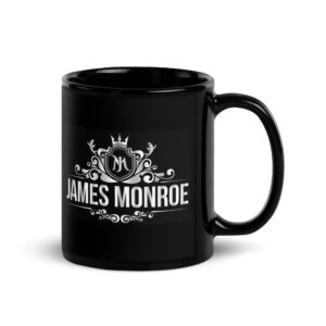 James Monroe - Black Glossy Mug