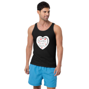 Hearts With River Logo - Men's Tank Top