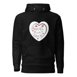 Hearts With River Logo - Men's Hoodie